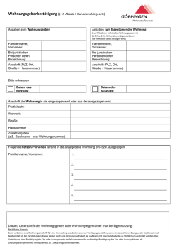 Wohnungsgeberbest&auml;tigung(&sect; 19 Absatz 3 Bundesmeldegesetz