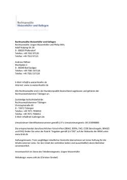 Druckansicht - Rechtsanw&auml;lte Waizenh&ouml;fer und Kollegen