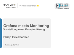 Grafana meets Monitoring