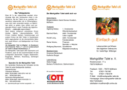 Einfach gut - Markgraefler Tafel