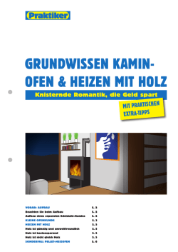 GRUNDWISSEN KAMIN- OFEN & HEIZEN MIT HOLZ