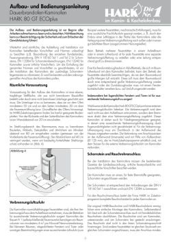 Aufbau- und Bedienungsanleitung HARK 80 GT - Hark