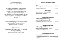 Knackig frisch und gesund - Kamin