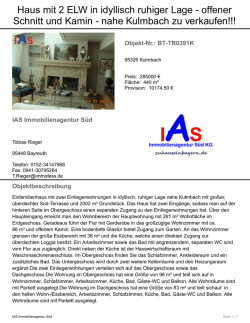 Haus mit 2 ELW in idyllisch ruhiger Lage