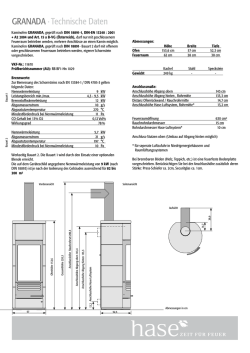 Granada &middot;Technische daten