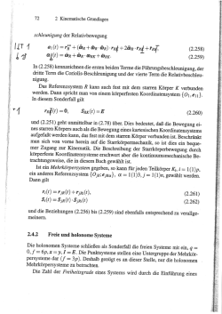 72 2 Kinematische Grundlagen