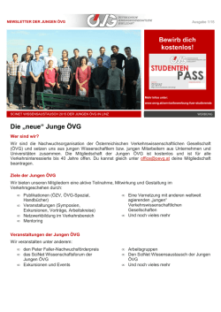 Die &bdquo;neue&ldquo; Junge &Ouml;VG