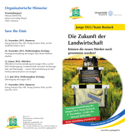 Die Zukunft der Landwirtschaft