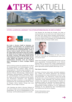 TPK Aktuell Ausgabe 4/2015 - Technologiepark Karlsruhe