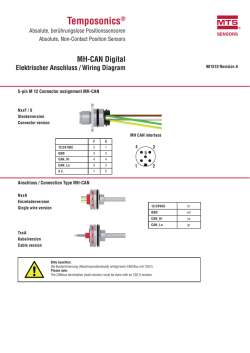 Elektrischer Anschluss MH CAN (DE)