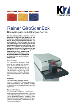 Reiner GiroScanBox - K7 it