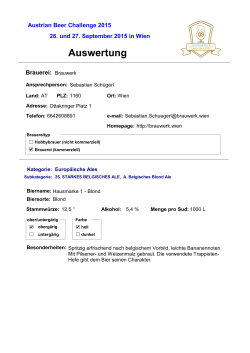 Hausmarke 1 - Blond