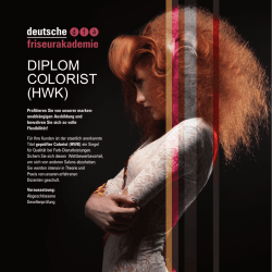 diplom colorist (hwk) - Deutsche Friseur