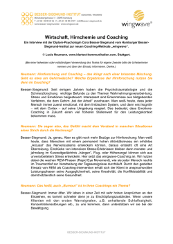 Interview Cora Besser-Siegmund mit Lucie