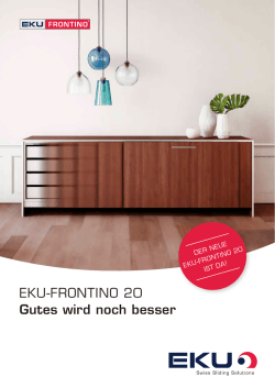 EKU-FRONTINO 20 Gutes wird noch besser