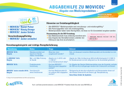 abgabehilfe zu movicol - Deutsches Apotheken Portal