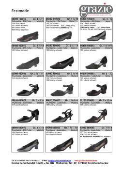 Festmode - Grazie Schuhhandel GmbH & Co. KG