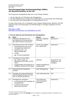 GRK: Hinweise f&uuml;r Einrichtungsantr&auml;ge - Hu