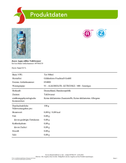 Joyce Aqua stilles Tafelwasser Basis VPE: Tet 500ml Hersteller