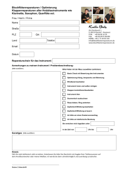 Kalle Belz - Blockfloetenreparaturen.de