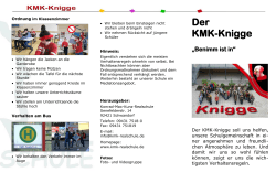 Der KMK-Knigge - Konrad-Max-Kunz