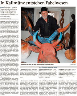 In Kallm&uuml;nz entstehen Fabelwesen