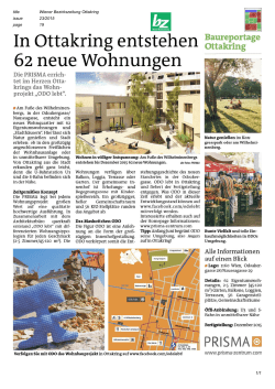 In Ottakring entstehen 62 neue Wohnungen