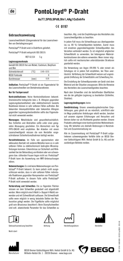 PontoLloyd® P-Draht
