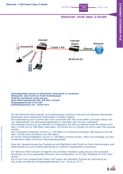 Ethernet +PoE über 2-Draht