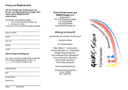 Flyer Förderverein