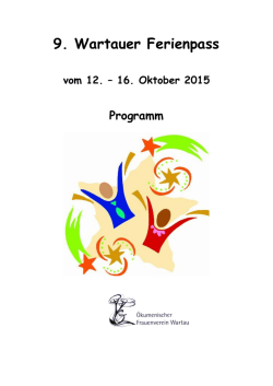 Infos und Programm