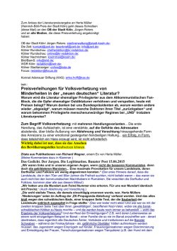Herta M&uuml;ller - Meine PDF-Dateien