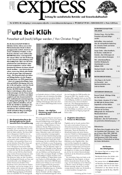 express 8/2010 - express - Zeitung für sozialistische Betriebs