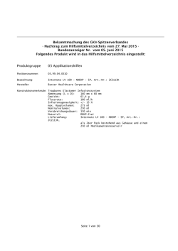 Hilfsmittel  - GKV