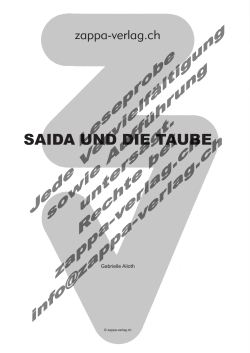 saida und die taube - Zappa