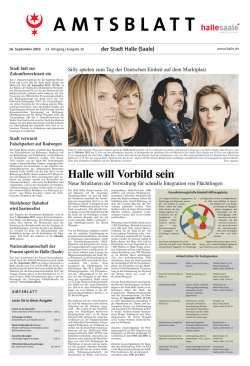 Halle will Vorbild sein