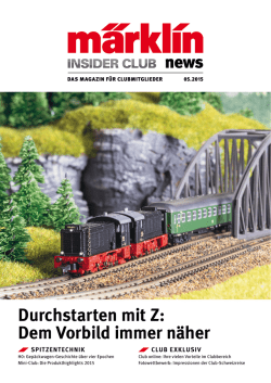 Durchstarten mit Z: Dem Vorbild immer n&auml;her