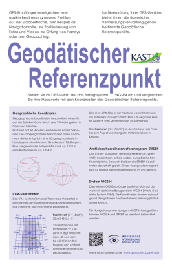 Infotafel - Bayerische Vermessungsverwaltung