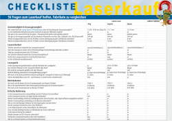 56 Fragen zum Laserkauf helfen, Fabrikate zu vergleichen