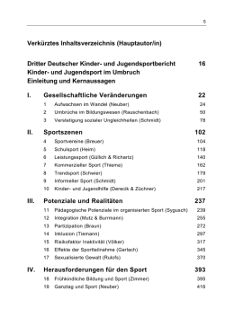 Dritter Deutscher Kinder- und Jugendsportbericht