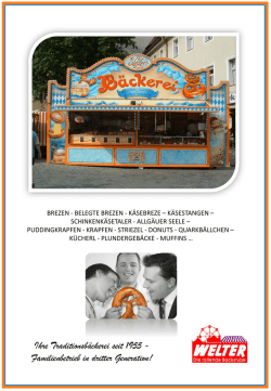 Ihre Traditionsb&auml;ckerei seit 1955