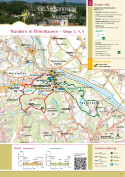 Wandern in Ehrenhausen – Wege 3, 4, 5