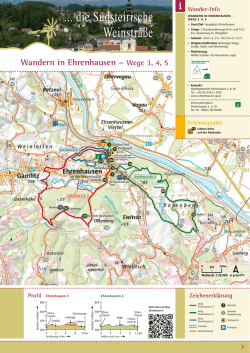 Wandern in Ehrenhausen &ndash; Wege 3, 4, 5