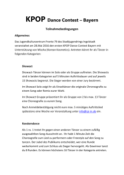 KPOP Dance Contest – Bayern - Stadtjugendring Ingolstadt