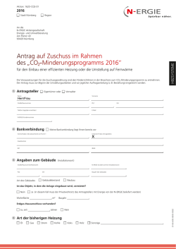 Einbau einer effizienten Heizung oder die Umstellung auf - N