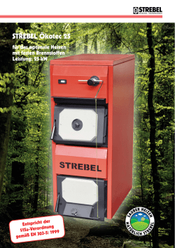 Festbrennstoffkessel Ökotec