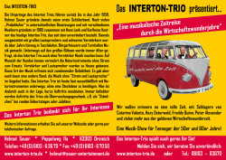 Eine Musik-Show f&uuml;r Teenager der 50er und 60er Jahre!
