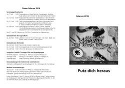 Kirchgemeinde-Brief Loehningen-Guntmadingen 2016-02