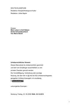 Dmitrij Schostakowitsch: Mein Leben in f&uuml;nf
