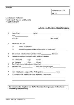 ja nein ja nein - Landkreis Heilbronn